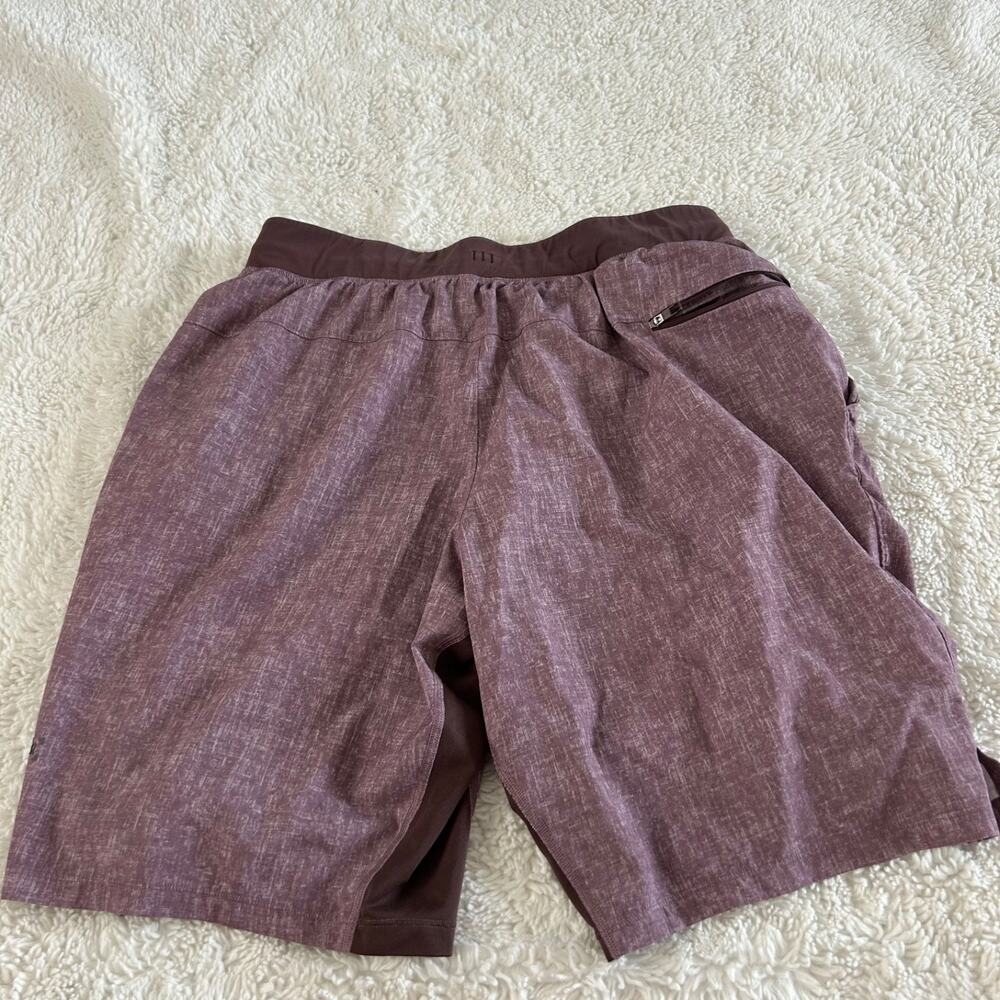 Lululemon Pace Breaker Shorts Mens M 10" Lined Red Gym Stretch Workout Gorpcore - Picture 2 of 6